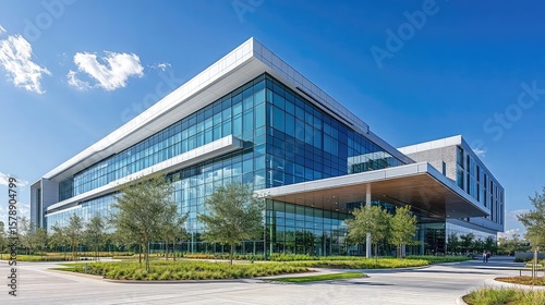 Medical buildings exterior, hospital architecture, healthcare facility, modern design, medical center, healthcare setting, hospital campus, building structure, urban landscape