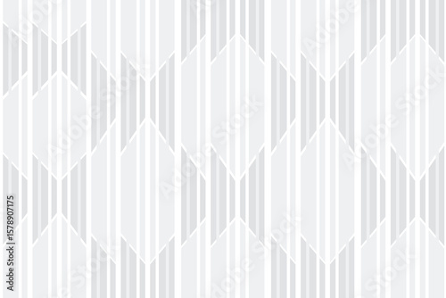 Abstract Minimal Geometric Line Pattern – White on Cream Seamless Design