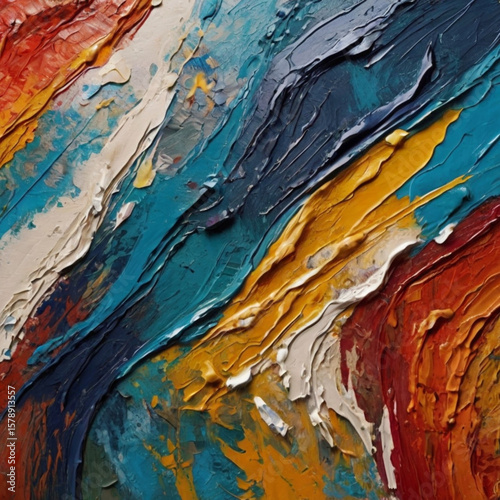 texture of colorful paint