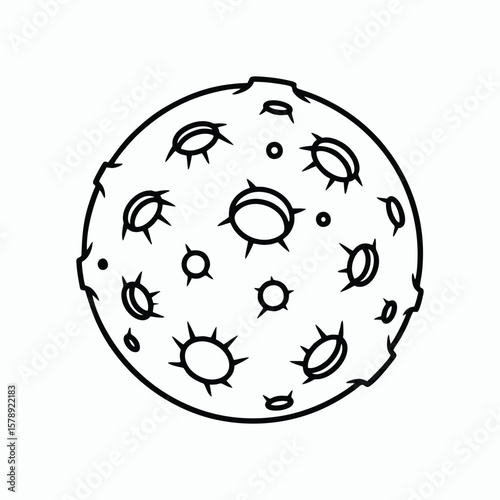Moon Crater Icon