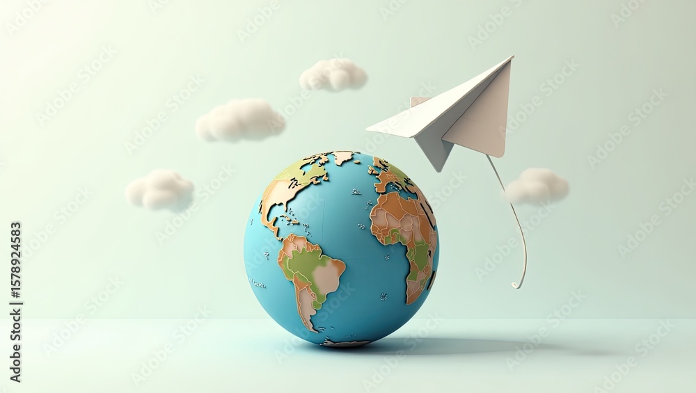 Fototapeta premium earth in the air