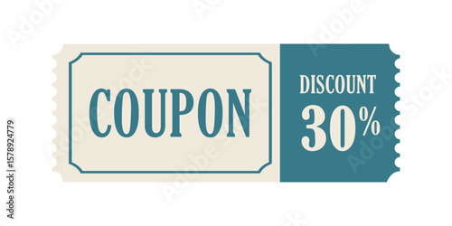 Admit ticket sample. Coupon for sale.