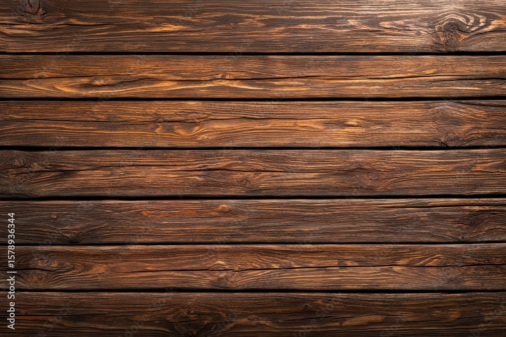 Naklejka premium Textured Wooden Planks Background Perfect for Rustic Decor and Natural Aesthetic in Various Design Projects and Crafts