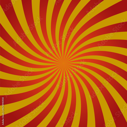 retro vintage orange red sunbrust sunrise sunbeam element wallpaper design