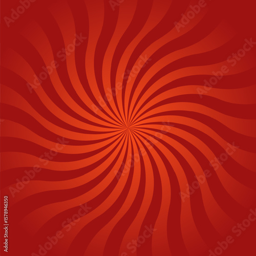 red color creative wave sunbrust rays line pattern background