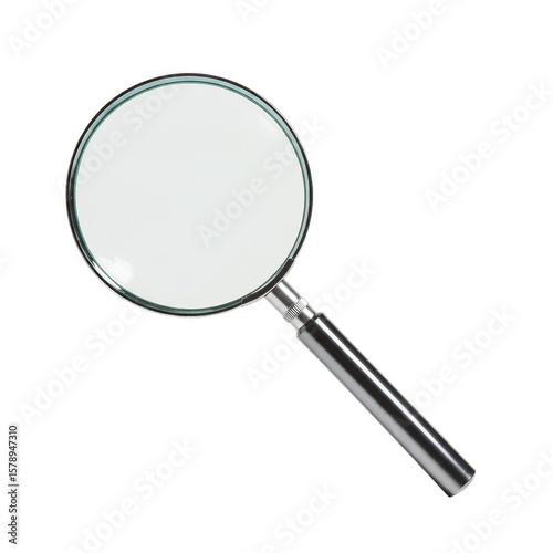 Magnifying Glass Tool for Search and Research Isolated Illustration