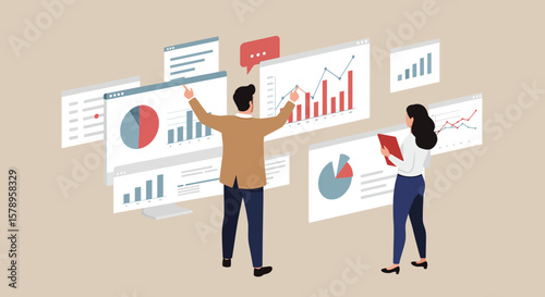Analyzing Financial Data and Business Trends Through Interactive Digital Dashboards and Visual Reports for Strategic Decision Making