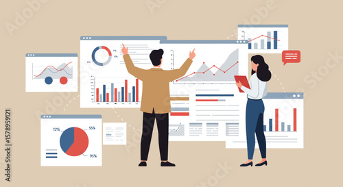 Analyzing Business Performance Through Interactive Financial Reports and Data Visualization Tools for Strategic Decision Making