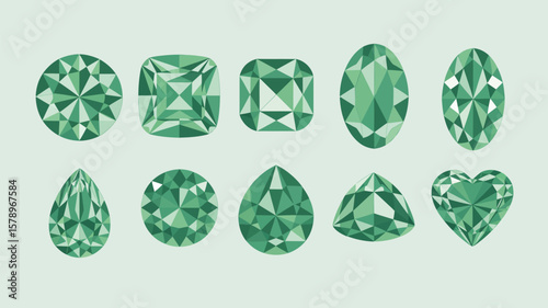  Variety of Colorful Gemstones and Diamonds