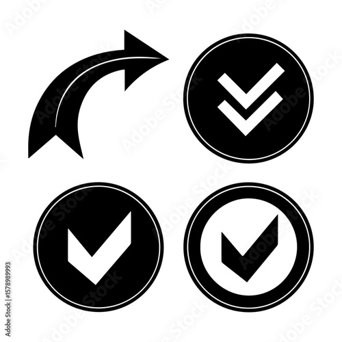 arrow icon set