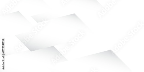 Abstract geometric white and gray color background. Vector