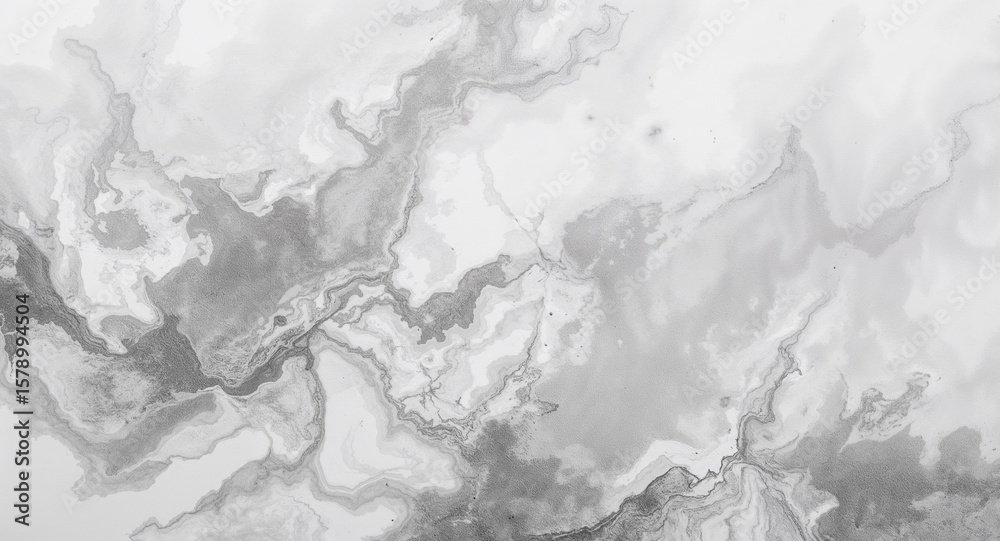 Fototapeta premium Misty gray white glaze resting gently on blank abstract canvas