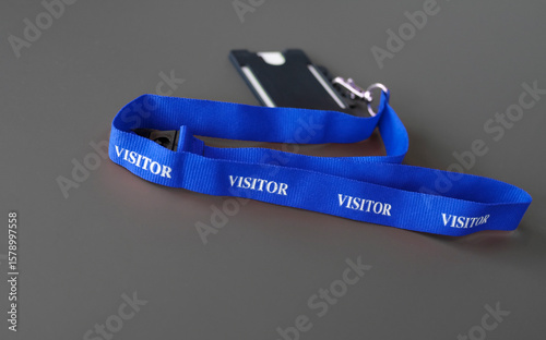 Access control: Badge for visitors to a company site or office