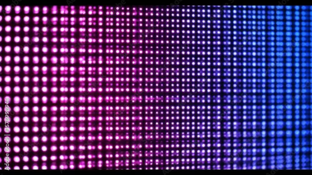 Abstract LED Light Display: A Symphony of Blue and Purple