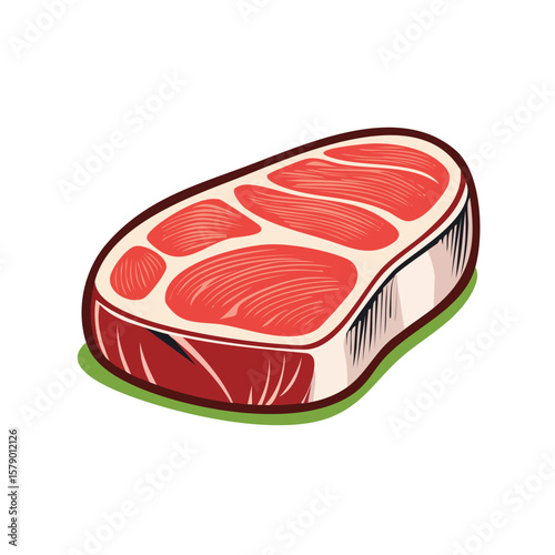 Vector Illustration of Wagyu Meat with Bold Black Outlines – Flat Colors in Modern Graphic Style

Vector Illustration of Wagyu Meat with Bold Black Outlines – Flat Colors in Modern Graphic Style

