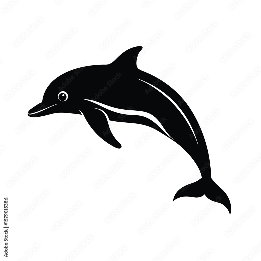 Obraz premium dolphin vector illustration