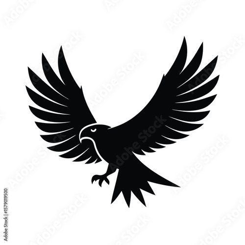 minimal-flying-eagle-vector-illustration-include-a.eps