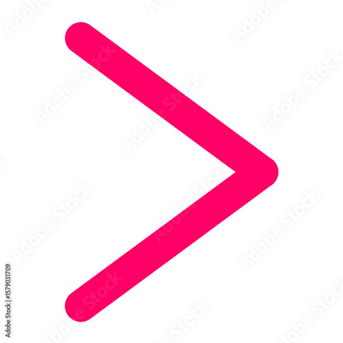 Right Chevron Vector Design Icon Style