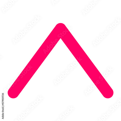 Up Chevron Vector Design Icon Style