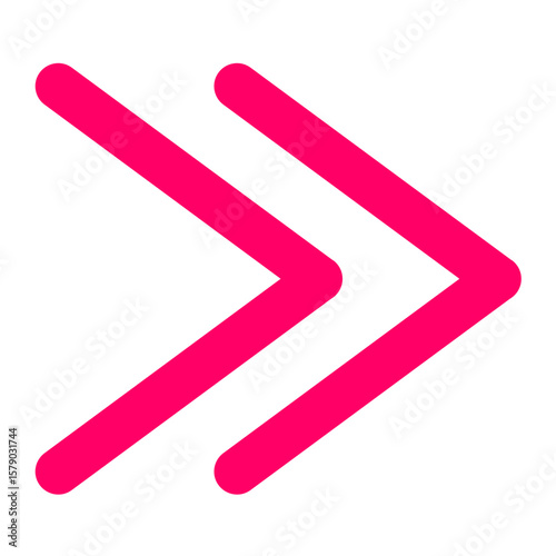 Double Arrow Vector Design Icon Style