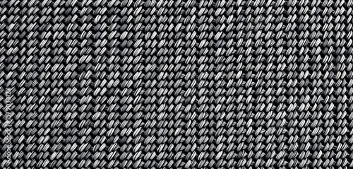 Wallpaper Mural Subtle monochrome herringbone weave with deep textural detail, high resolution, seamless Torontodigital.ca