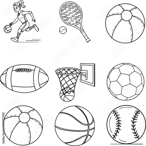 sports drawings