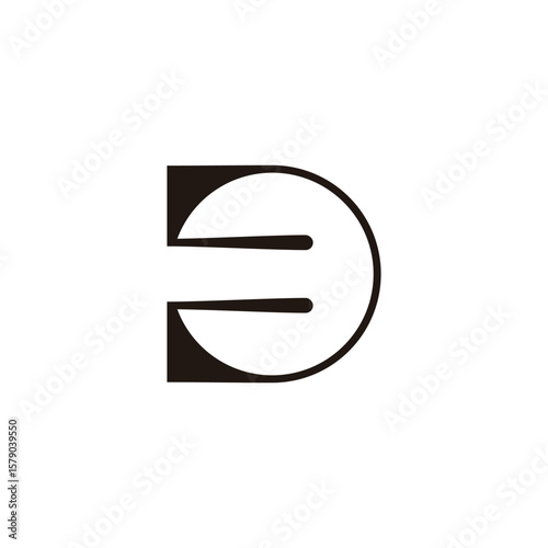 Free Download letter d drum abstract simple logo vector - GFXLoad
