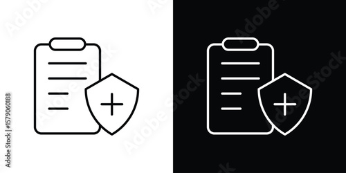 Quadro su tela Health insurance icon