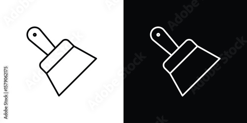 Bild auf Leinwand Putty knife icon