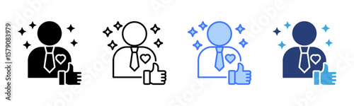 Good Attitude icon sheet multiple style collection