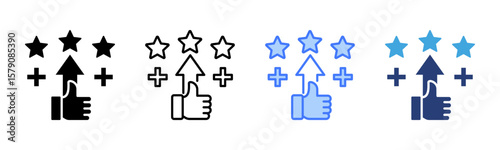 Advantage icon sheet multiple style collection