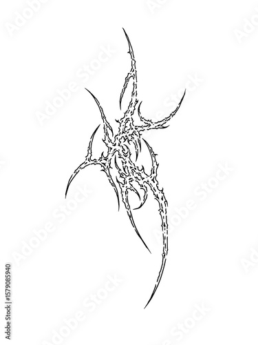 cybersigilism design for tattoo