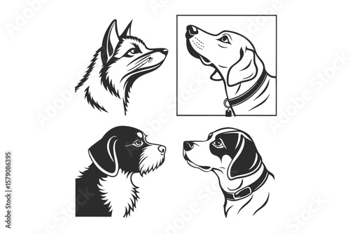 German Shepherd Dog Silhouette