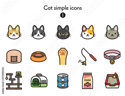 アイコン集 猫