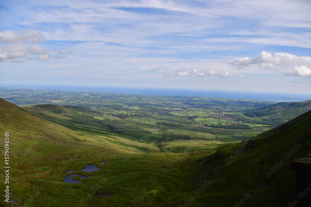 Naklejka premium Comeragh, Mountains, Co. Waterford, Ireland,
