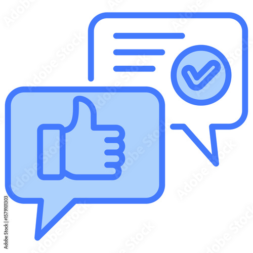 Feedback Blue Icon