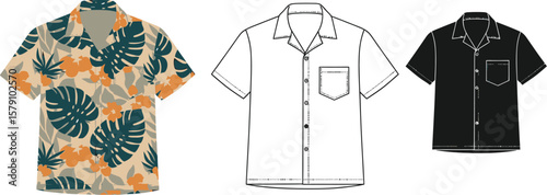 Shop tropical shirts for men and women hawaiian shirts casual shirts short sleeve shirts online now vector