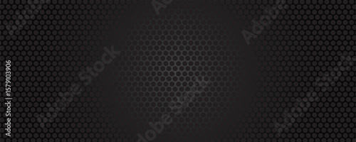 Black metal texture steel background. Perforated sheet metal. vector