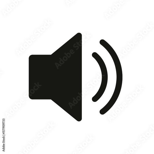 speaker icon vector illustration