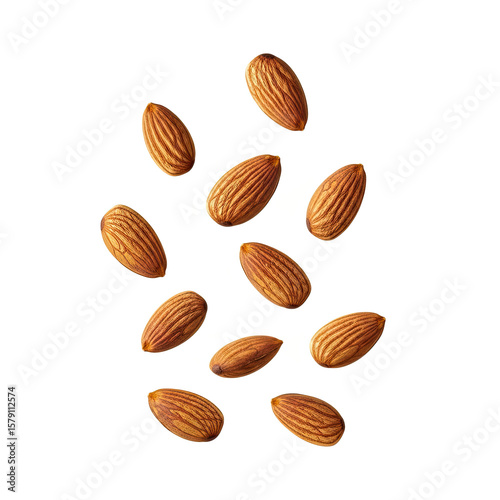 Wallpaper Mural coffee beans isolated on white Torontodigital.ca