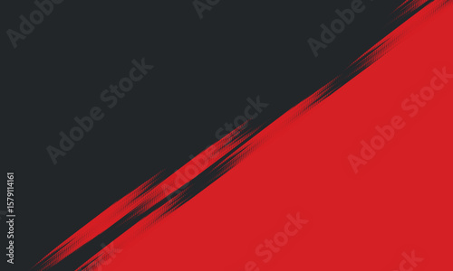 Background, contrast red and black color abstract template for business design. Technology style. You can use it for advertising, sports posters, templates, business presentations. Vector illustration