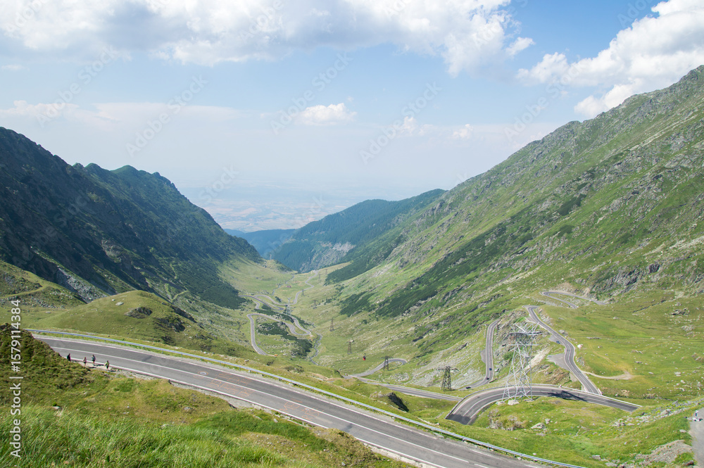 Fototapeta premium Transfagarasan road in Romania