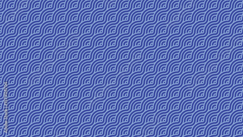 Abstract Geometric Blue Line Pattern vector