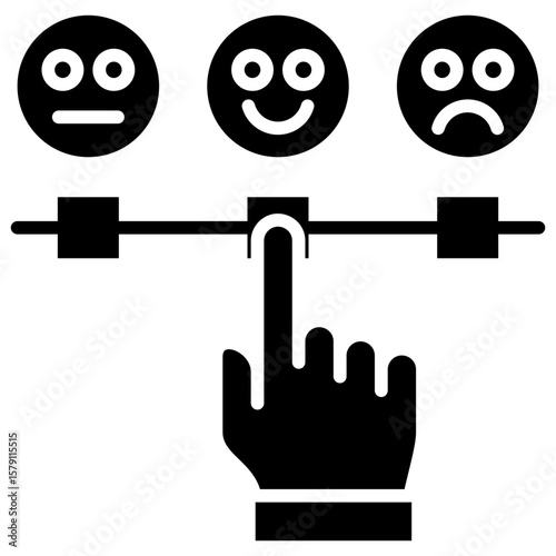 Satisfaction Glyph Icon