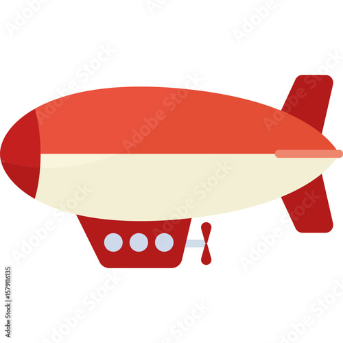 Red Zeppelin Vector