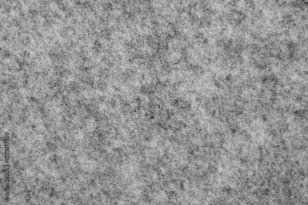 Fototapeta premium Graue Filztextur mit dichter Faserstruktur