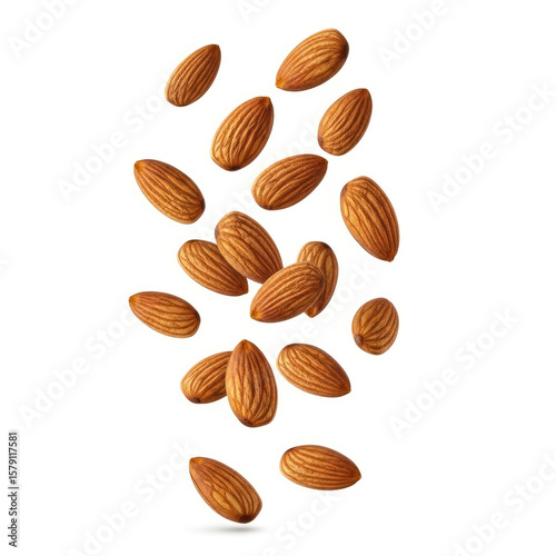 Wallpaper Mural coffee beans isolated on white Torontodigital.ca