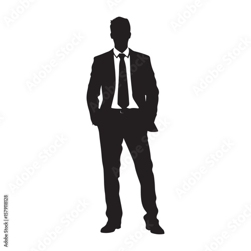 business man silhouette
