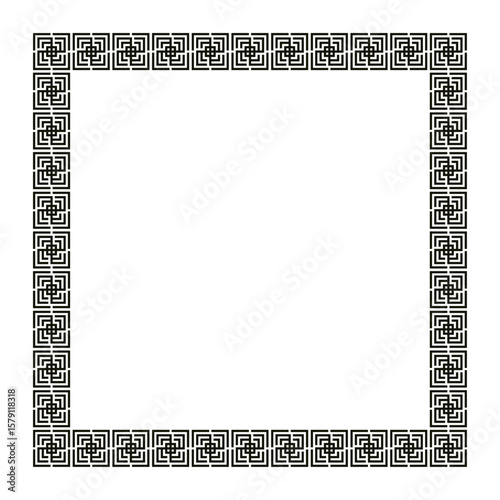 Decorative frame in Greek style.