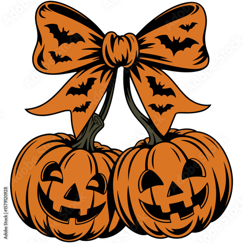Cherries Pumpkin Png , Halloween Girly Png